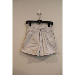 Faherty very light blue high rise organic cotton size small jean shorts